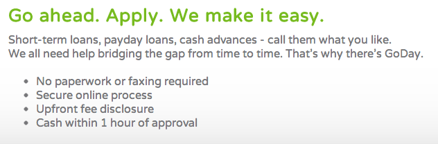 Why Choose GoDay for Payday Loans