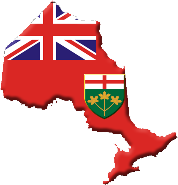 Ontario Flag/Provincial shape
