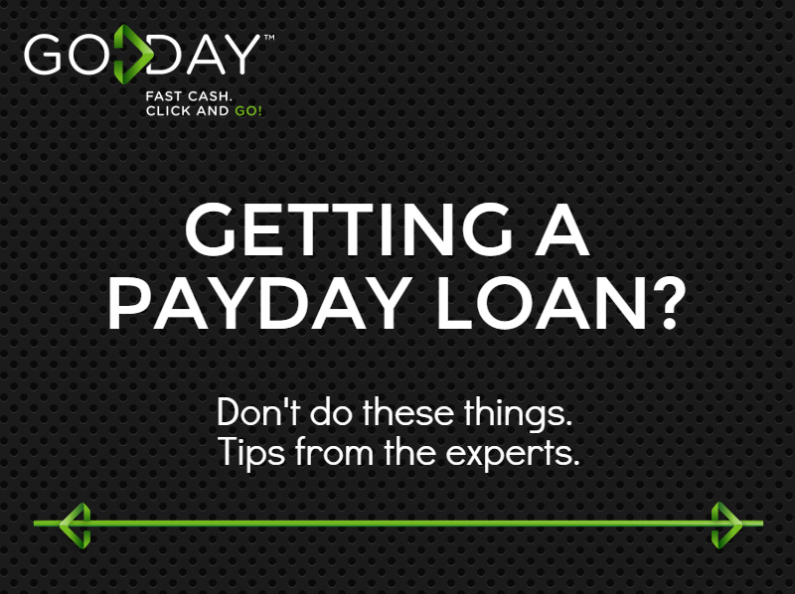 Blog Header - Getting a Payday Loan Dont Do These Things