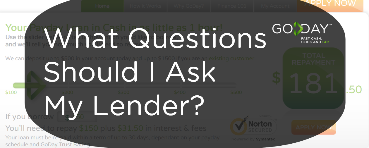 What Questions Should I Ask For a Payday Loan