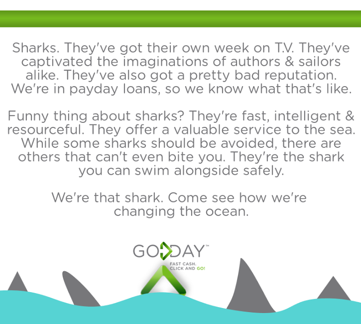 GoDay.ca Payday Loans - Sharks