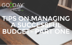 Tips On Managing A Successful Budget- Part One
