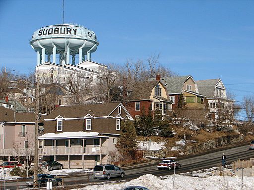 Sudbury payday loan image of water tower